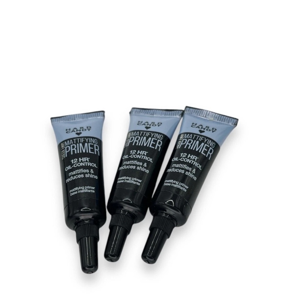 3 x HARD CANDY Sheer Envy MATTIFYING PRIMER 12 Hr Oil Control Samples 0.26 New